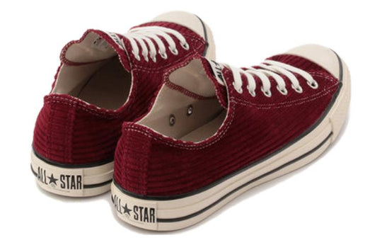 Converse All Star US Corduroy OX 'Red White' 31307720 - KICKS CREW