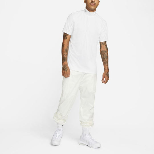 Nike x Drake NOCTA Golf Short Sleeve Mock Neck Top 'White' DJ5577-100