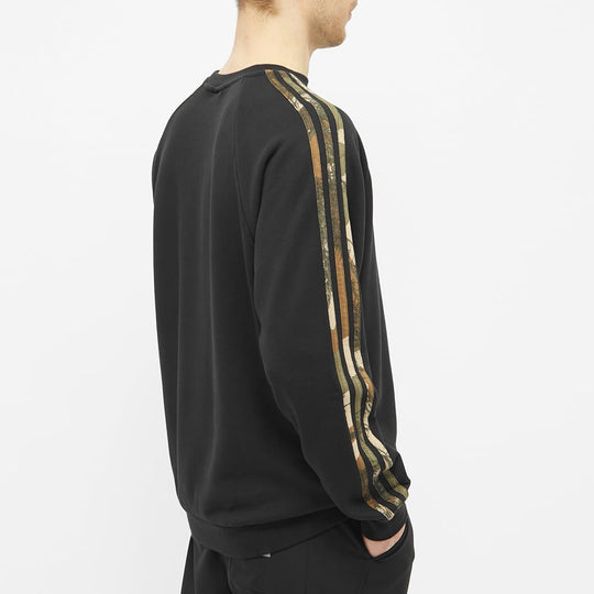 adidas originals Casual Sports Round Neck Pullover Black GD5947