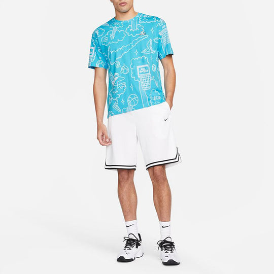 Nike Max90 Allover Print Basketball T-Shirt DZ2698-416 - KICKS CREW