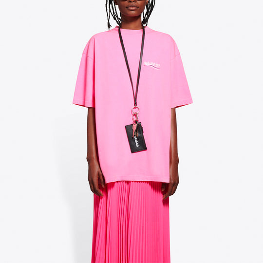 Balenciaga Normal Fit Shirt in Pink