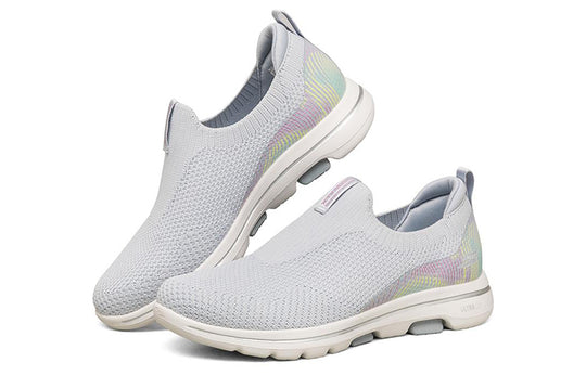 (WMNS) Skechers Go Walk 5 'Grey' 124240-GYMT - KICKS CREW