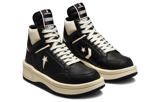 Converse Rick Owens x TURBOWPN Mid 'Black Cloud Cream' A03945C