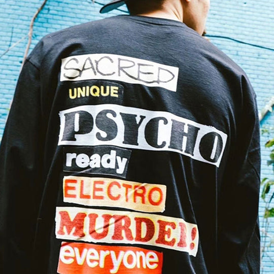 Supreme SS20 Week 1 Sacred Unique L/S Back Alphabet Long Sleeves