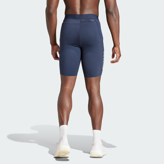 adidas Adizero Control Running Short Tights - Blue, Men's Running