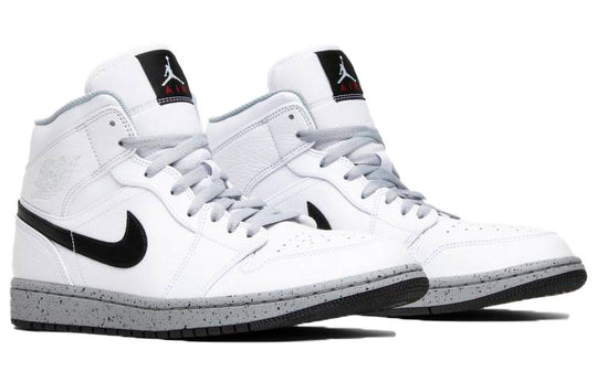 Air Jordan 1 Mid 'White Cement' 554724-115