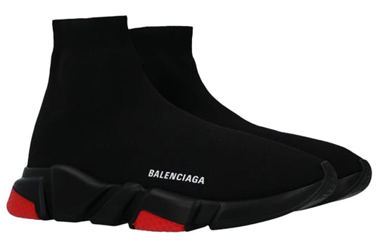 Balenciaga Speed Trainer 'Black Red' 506343W07U01000 - KICKS CREW