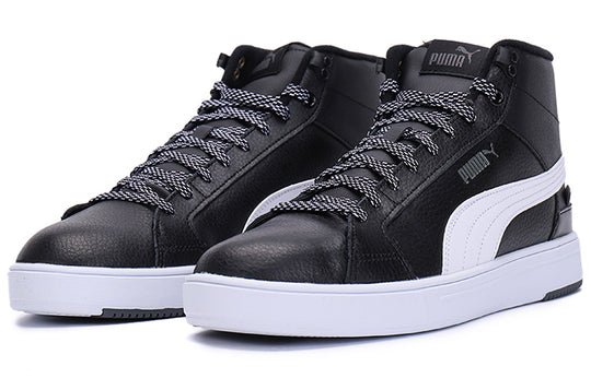 PUMA Serve Pro Mid PURE-TEX 'Black White' 382096-04-KICKS CREW