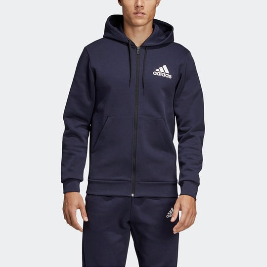 adidas Sports Knit Jacket Blue DX2492 - KICKS CREW