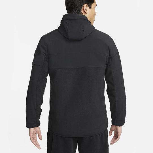 Nike Sports Breathable Casual Hooded Jacket Black DD2129-010-KICKS CREW