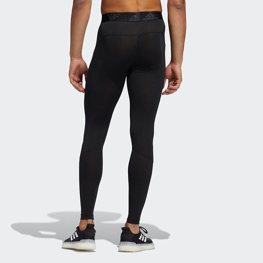 adidas Techfit Long Tights Black Men's Running Tight Sport Pants - GM5036