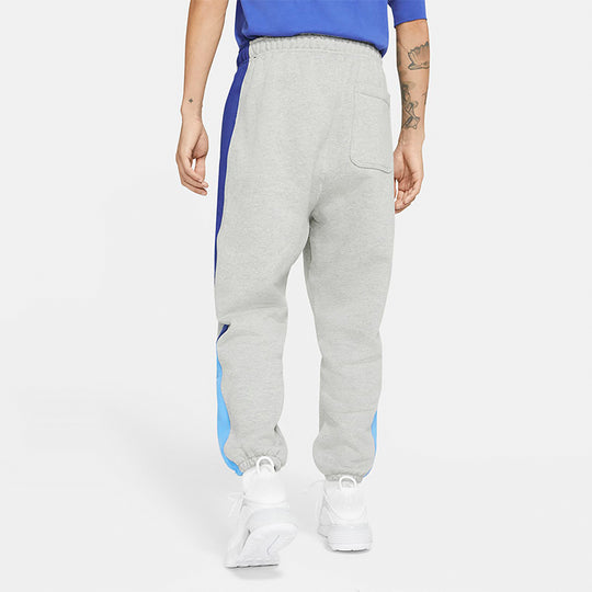 Nike Splicing Bundle Feet Casual Sports Pants Gray Blue Grayblue DC647 ...