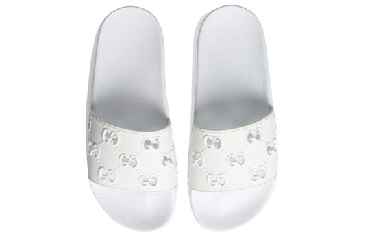 Gucci deals slides white