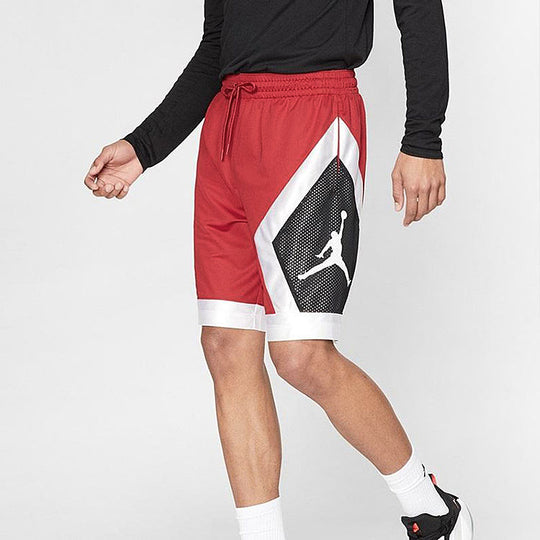 Air Jordan Jumpman Logo Basketball shorts Men Red AV3207-687-KICKS CREW