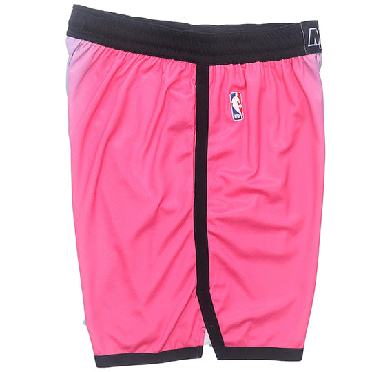 Nike NBA Swingman Shorts City Edition Miami Heat Colorblock Sports Basketball Purple Red Purplered CN1978-686
