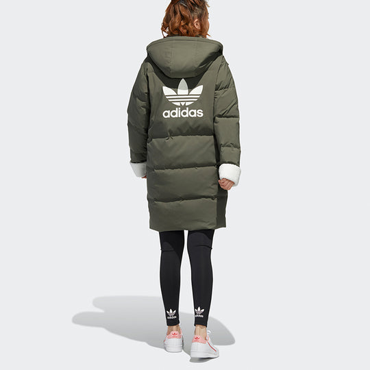 (WMNS) adidas originals Long Sherpa 'Kahki' GL6409