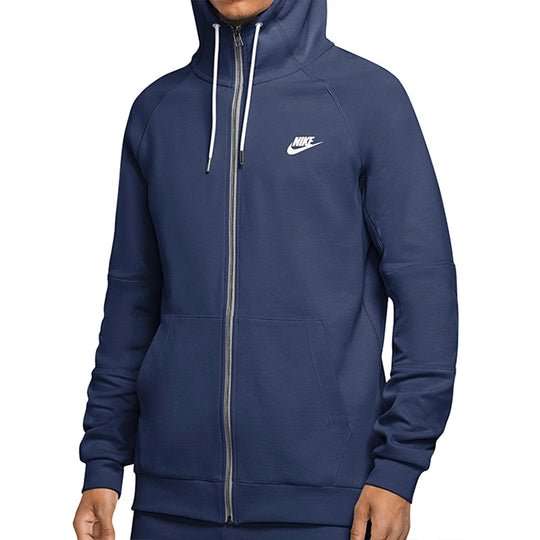 Nike Sports Cozy Full-Zip Hooded Jacket Blue CU4456-410-KICKS CREW