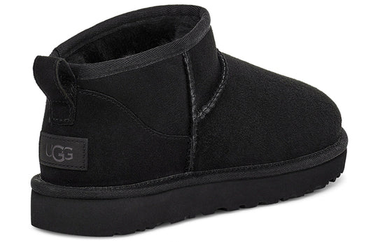 (WMNS) UGG Classic Ultra Mini 'Black' 1116109-BLK