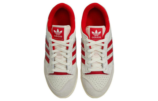 Adidas Centennial 85 Low 'White Scarlet' HQ6278 - KICKS CREW