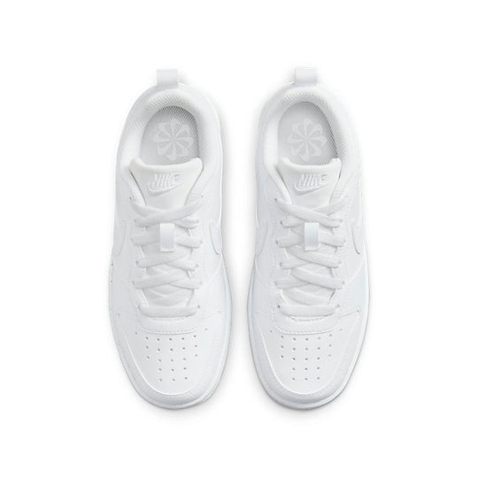 (GS) Nike Court Borough Low Recraft 'Triple White' DV5456-106 - KICKS CREW