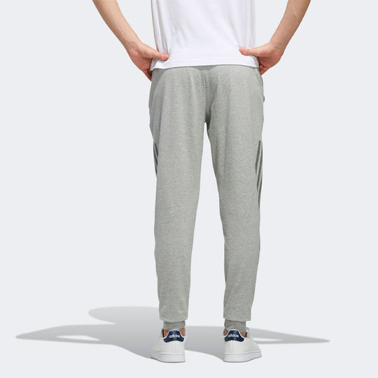 adidas neo Stripe Casual Bundle Feet Sports Long Pants Gray FK9931 ...