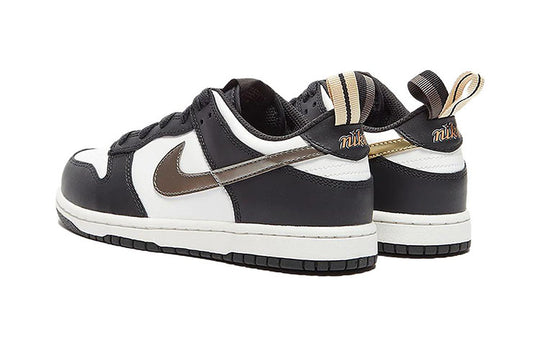 Nike (PS) Dunk Low Black/White-Off Noir