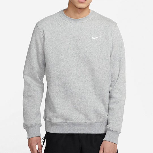 Men's Nike Fleece Lined Embroidered Small Logo Classic Sports Gray 916 ...