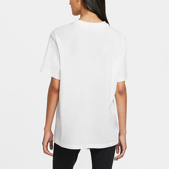 (WMNS) Nike Sportswear Essential Solid Color Small Label Casual Round ...