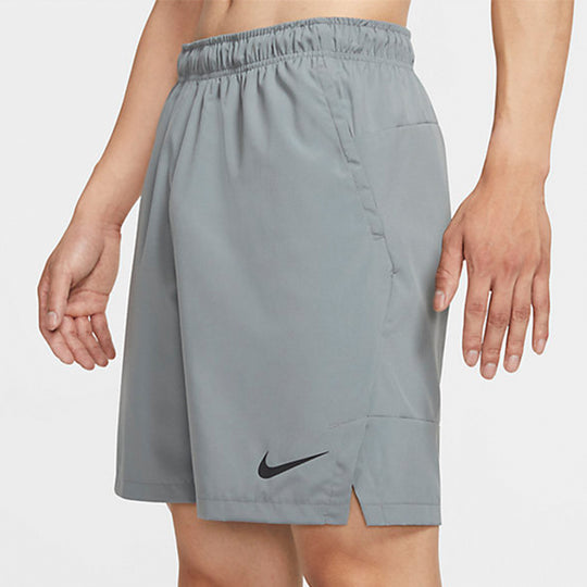 Nike Flex Dri-FIT Woven Training Shorts Gray CU4946-084 - KICKS CREW