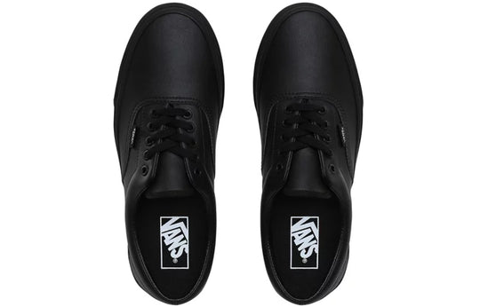 Vans classic tumble on sale era black leather