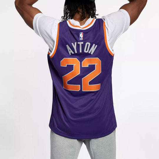 AYTON#22 Phoenix Suns Purple NBA Jersey