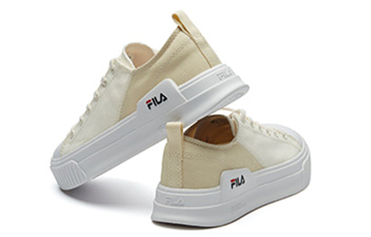 (WMNS) FILA Heritage-FHT Light Sneakers Beige/Yellow F12W124357FGA