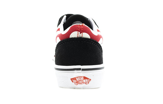 (PS) Vans Old Skool K 'Black Red' VN0A4BUV2JX