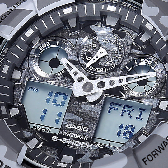 CASIO G-Shock Analog-Digital 'Black Grey' GA-100CM-8A - KICKS CREW