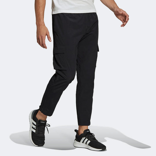 Mens Essentials Color Crest Jogger Pants Black