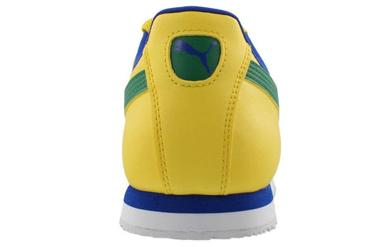 Puma Unisex Roma Basic Running Shoes Yellow/Green 353572-85 Training Shoes/Sneakers  -  KICKS CREW