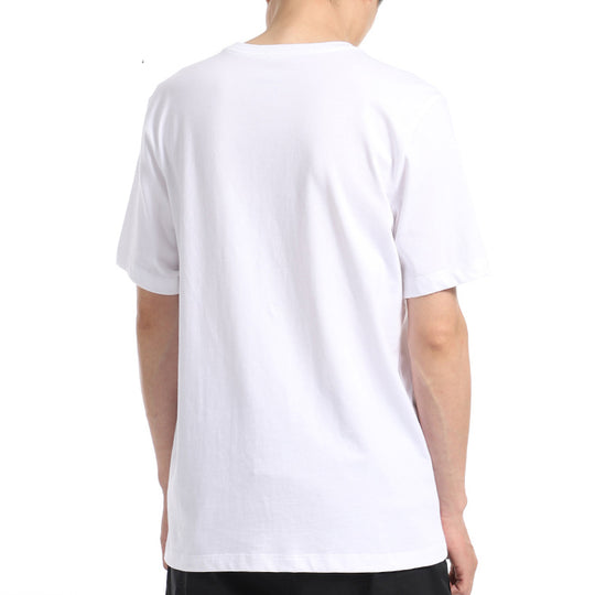 Nike Just Do It Sports Alphabet Casual Short Sleeve White CT6301-100 ...