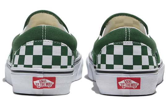 Vans Slip-On 'White Green' VN0A7Q5D6QU-KICKS CREW