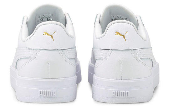 (WMNS) PUMA Ana Leisure Board Shoes White 375812-01 - KICKS CREW