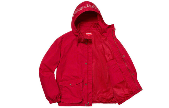 Supreme SS19 Highland Jacket Zipper waterproof Unisex Red SUP-SS19-969