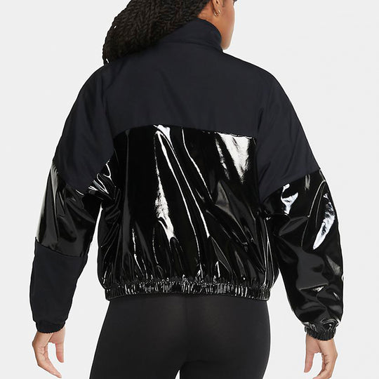 nike women sportswear synthetic fill icon clash jacket black