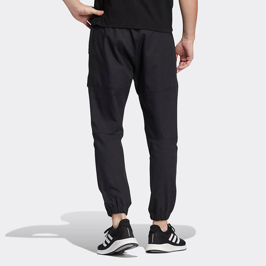 Men's adidas Breathable Running Sports Pants/Trousers/Joggers Black HE9895