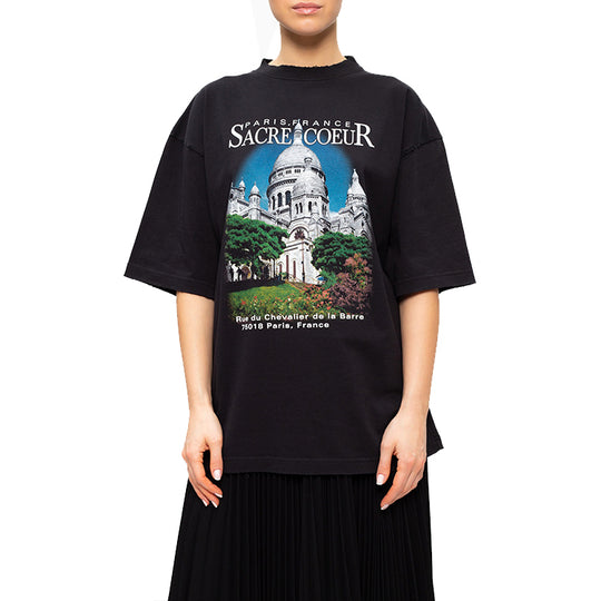 Balenciaga SS21 Sacre Coeur Large Version Black 641532TJVH61000