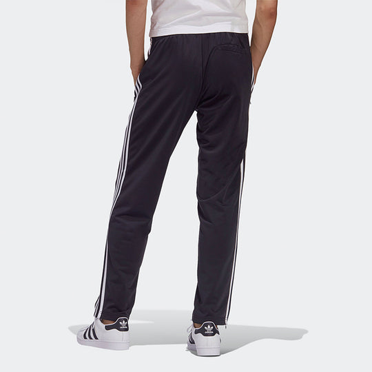adidas originals Knit Stripe Casual Sports Pants Black GF0215 - KICKS CREW