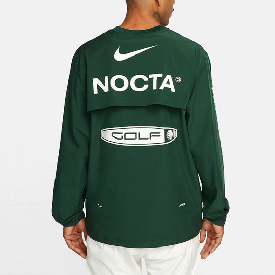 Nike x NOCTA Long Sleeve Woven Pullover 'Green White' DJ5584-397 ...