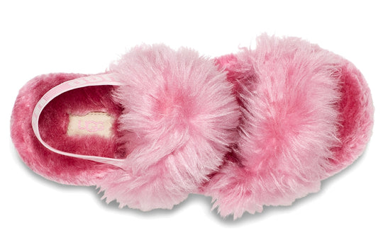 (WMNS) UGG Fluff Sugar Sandal Lightweight Cozy Sports Sandals Pink Red  1119999-STPN