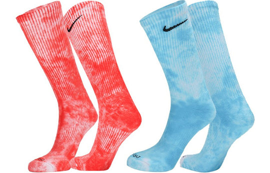 Nike Unisex Everyday Plus Medium Stockings 2 Packs Blue/Red DM3407-902 ...