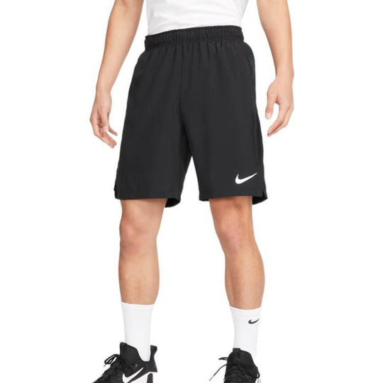 Nike Dri-FIT 9 Solid Color Woven Training Sports Shorts Black DM6618-0 ...