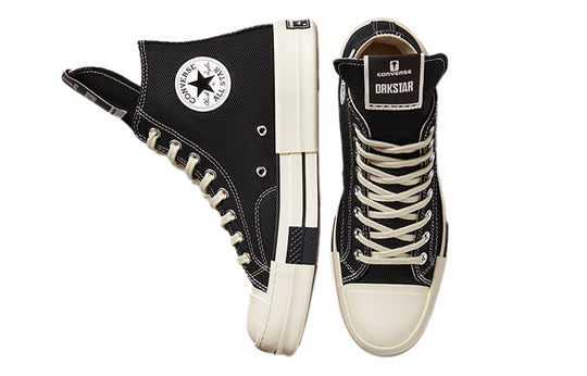 Converse Rick Owens x DRKSHDW DRKSTAR Chuck 70 High 'Black' A00130C