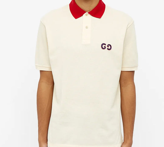 Gucci Men's Logo-Embroidered Polo Shirt